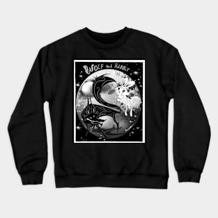 Wolf and rabbit Crewneck Sweatshirt